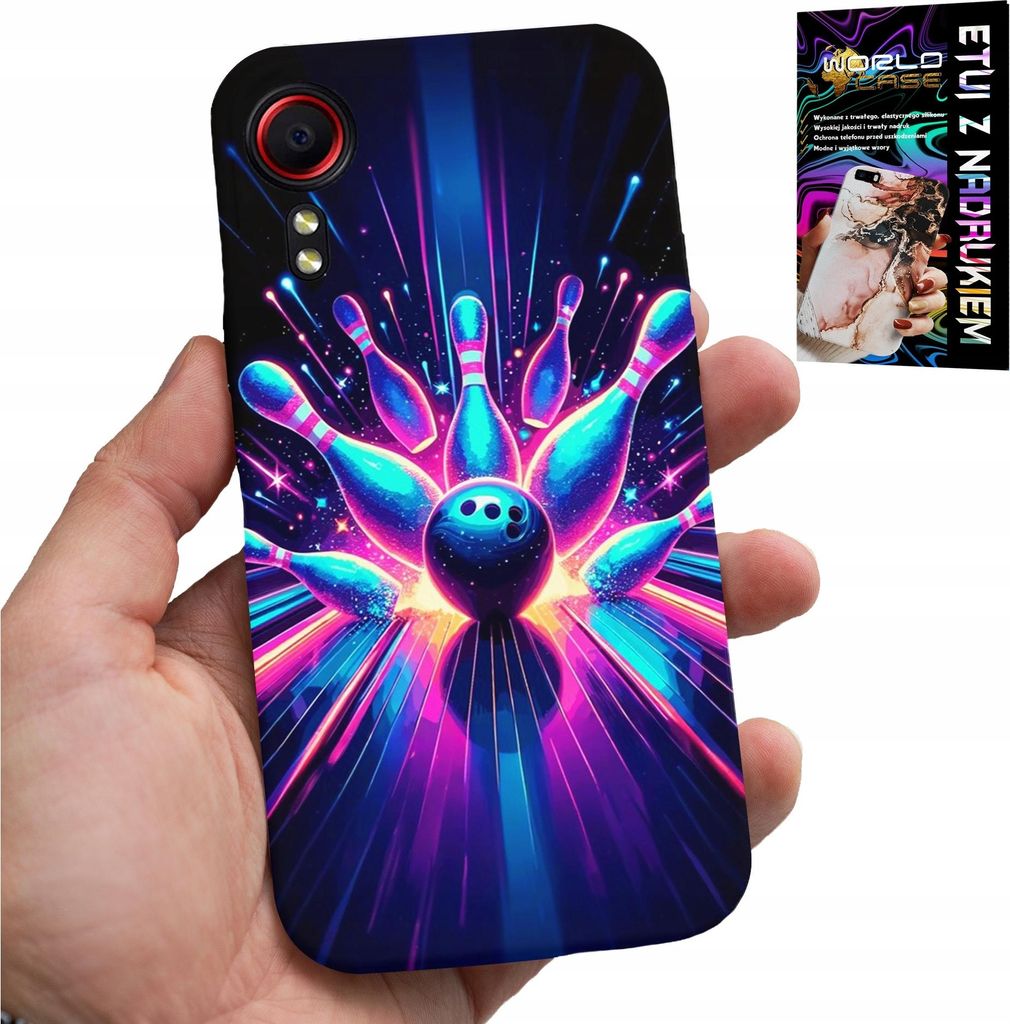 Hülle Für Samsung Galaxy Xcover 7 - Bowling Strike Cover, Rückseite