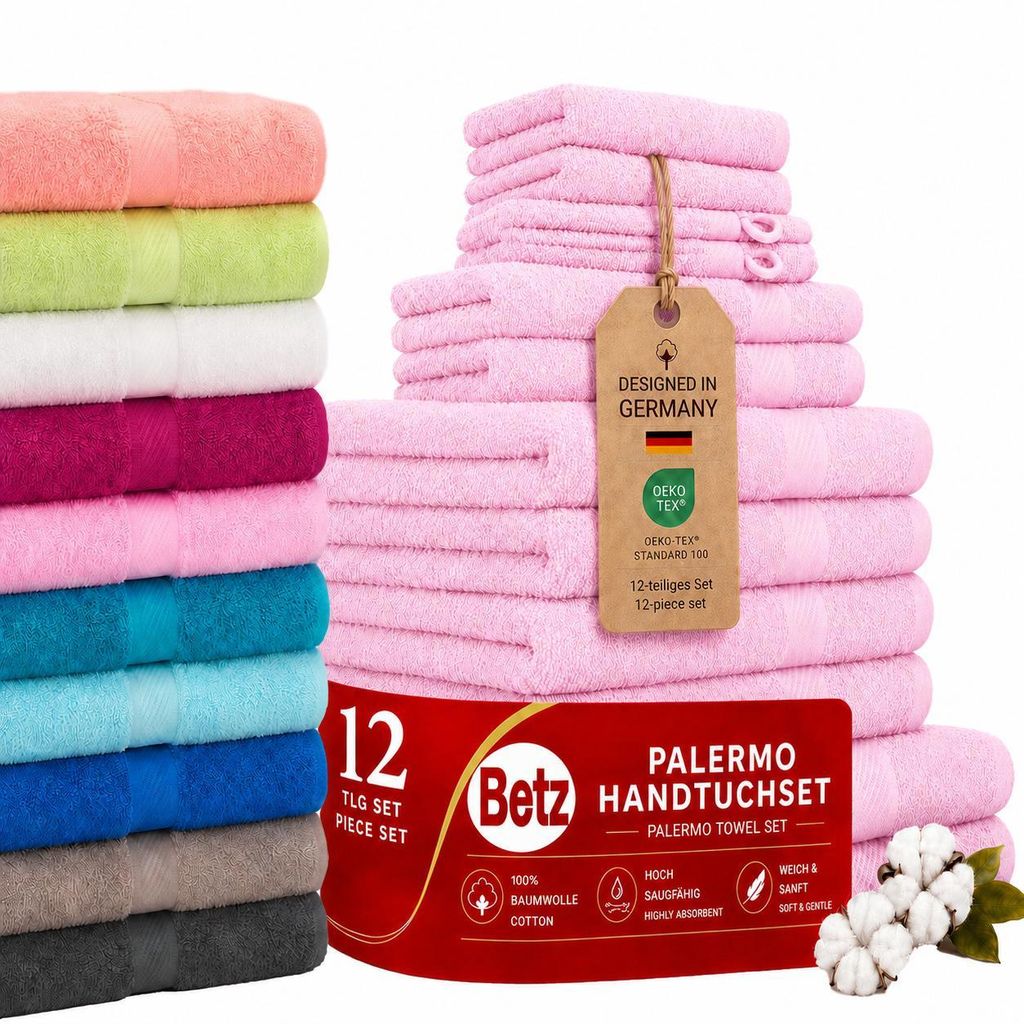 Betz Palermo Handtuch-Set 12-teilig - ®  – saugfähig & Produktbild 