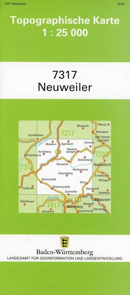 Neuweiler 1 : 25 000