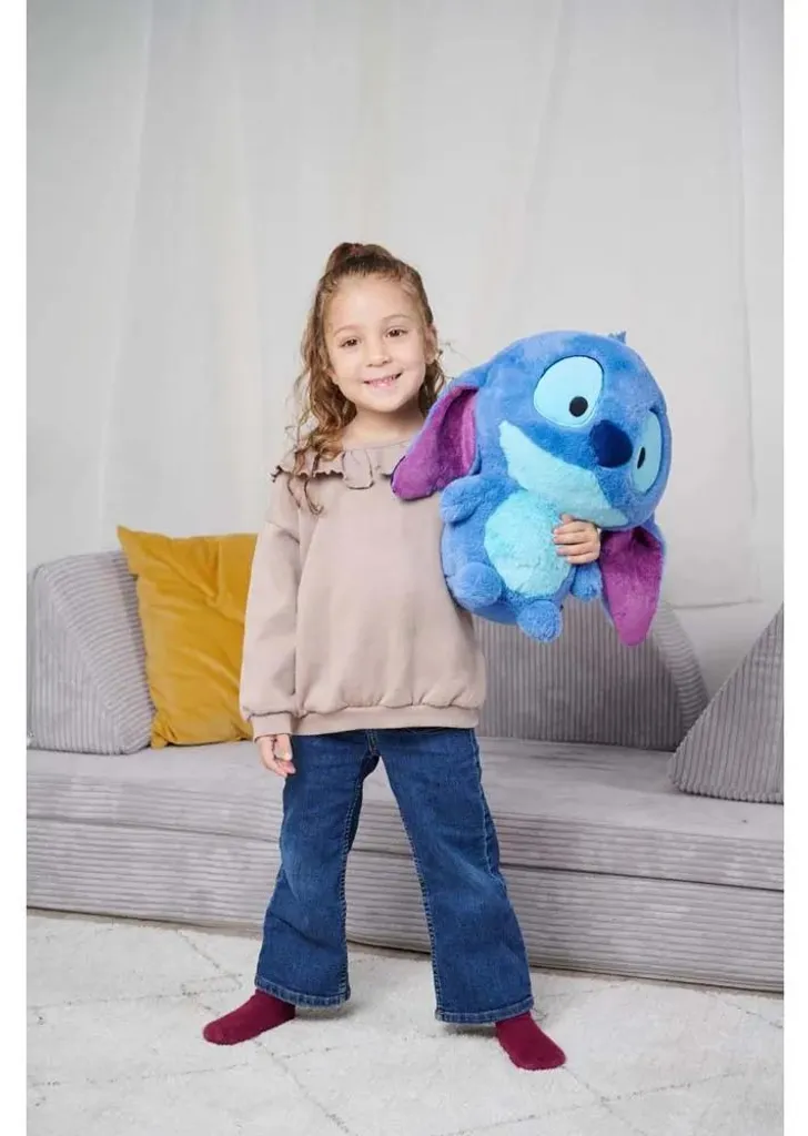 Grande Peluche Stitch 35 cm Huggable - Textile Ultra Doux de Disney - 6