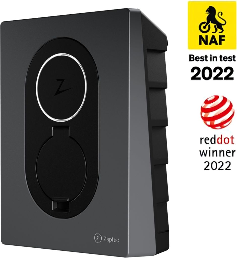 Zaptec Go - 22 kW - 3-Phasen - 32A - Type 2 - Steckdose - Image du produit 