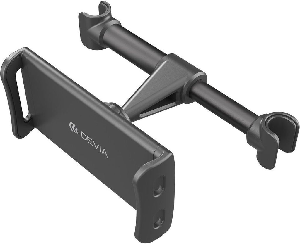 Devia Rücksitzhalterung Magic Clip in Schwarz Halterung für die Kopfstütze