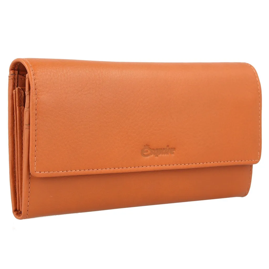 Accessoire de sac : Porte-monnaie Esquire Peru en cuir marron pratique