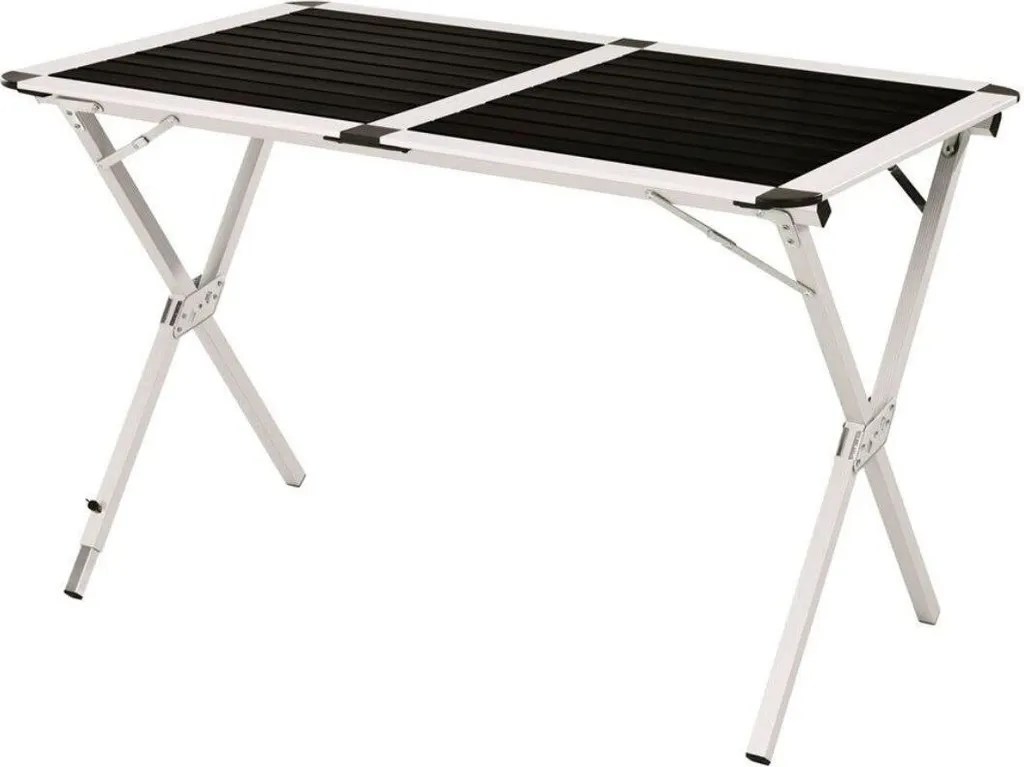 Table camping aluminium Easy Camp Rennes L - Légère et robuste en noir