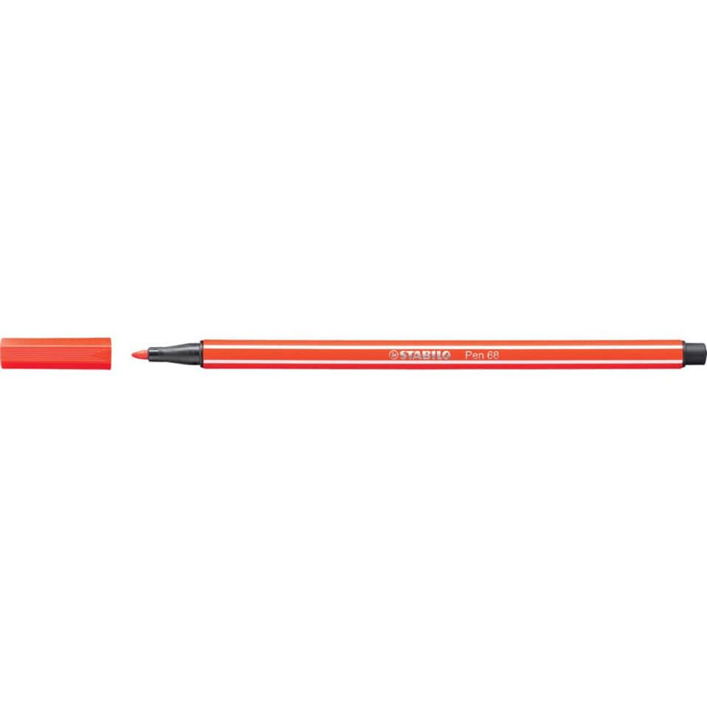 STABILO Pen 68 Premium-Filzmaler hellrot, Strichstärke: 1 Immagine del prodotto 