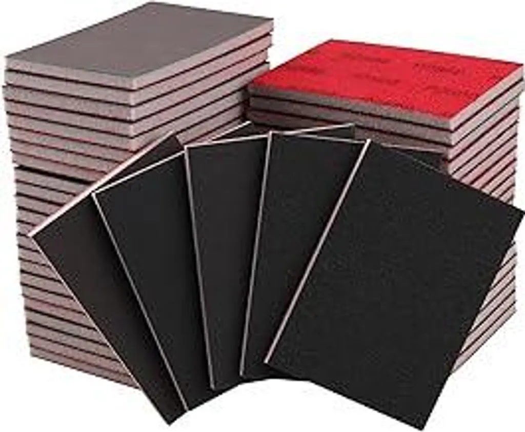 Kit 20 Spugne Abrasive Flessibili Shineboc | Per Legno e Auto