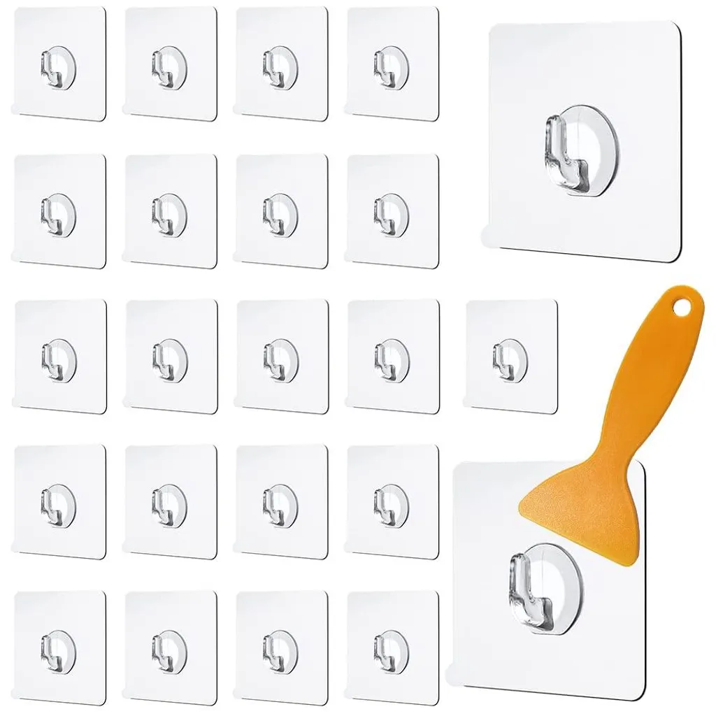 Lot de 30 Crochets Magic Hook Mix Autocollants avec Grattoir Inclus