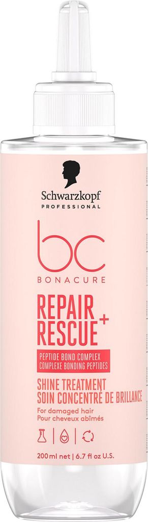 Schwarzkopf Bonacure Repair Rescue Shine Treatment 200 ml Obrázek produktu 