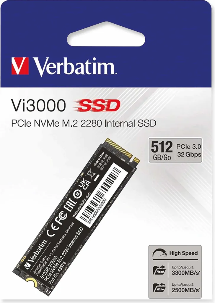 SSD Vi3000 512 Go NVMe : Finissez-en avec les Lenteurs de votre Ordinateur