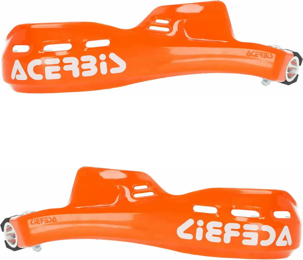Évitez la Casse de Leviers avec les Protège-mains ACERBIS Rally Brush Orange