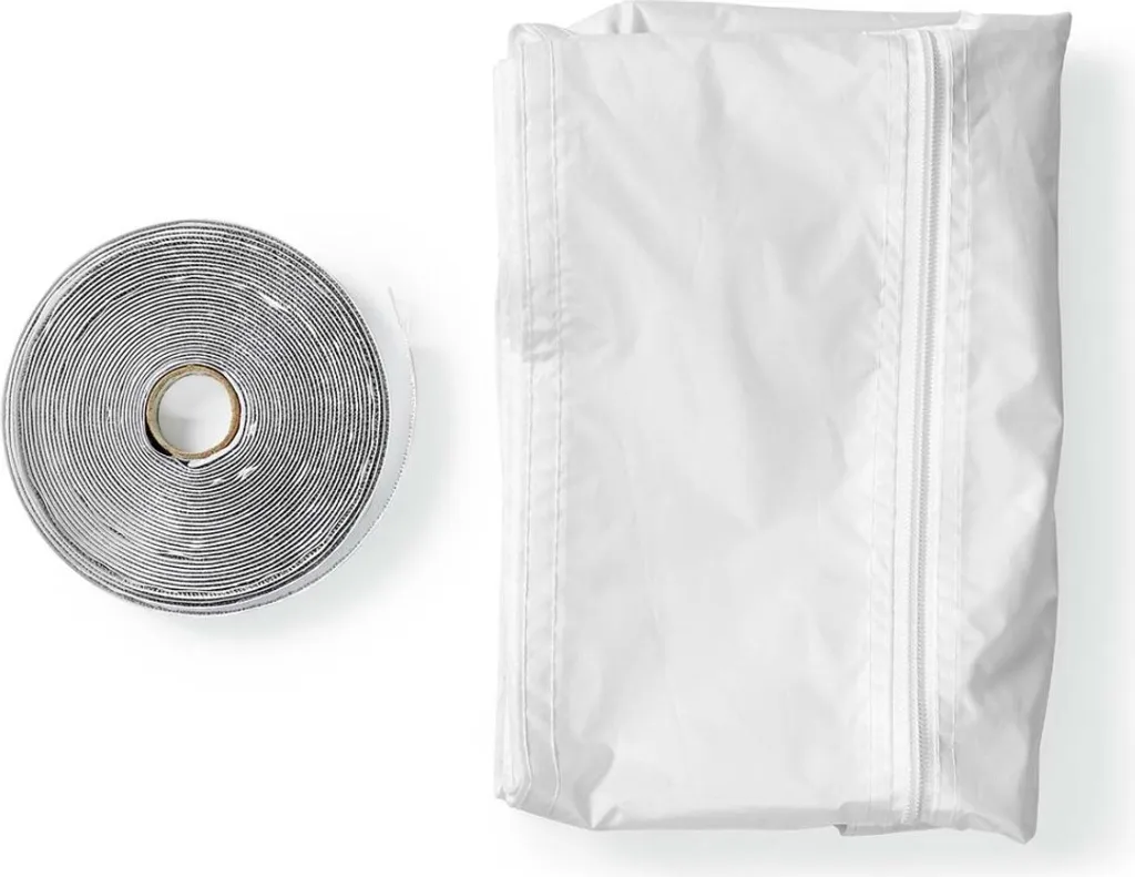 Joint Vitre Climatisation Nedis avec Fermeture Éclair pour Fenêtre Pivot