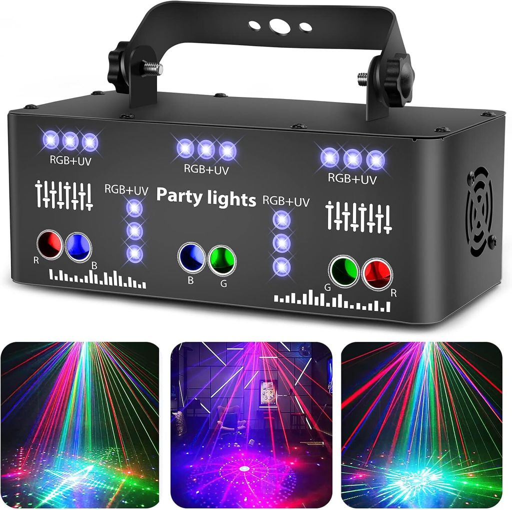 Światło dyskotekowe, światło imprezowe, światło LED RGB, Zdjęcie produktu 