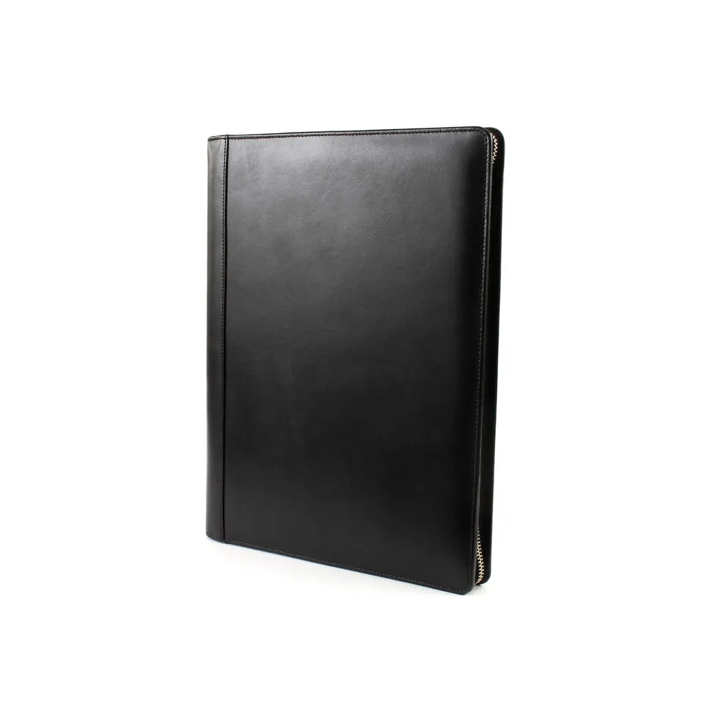 Porte-documents A4 Business Portfolio Noir pour Dossiers et Prise de Note