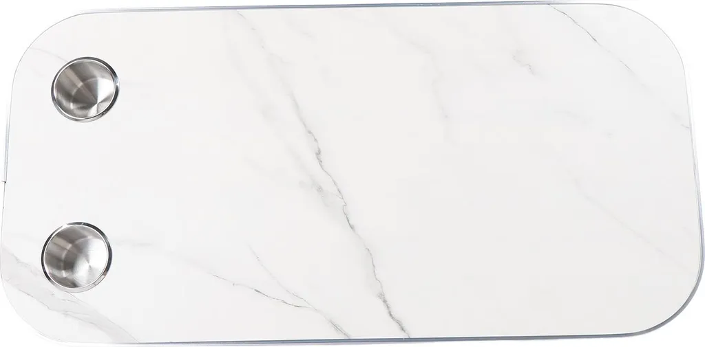Plateau de table RV 800x400mm avec porte-gobelets et bord aluminium