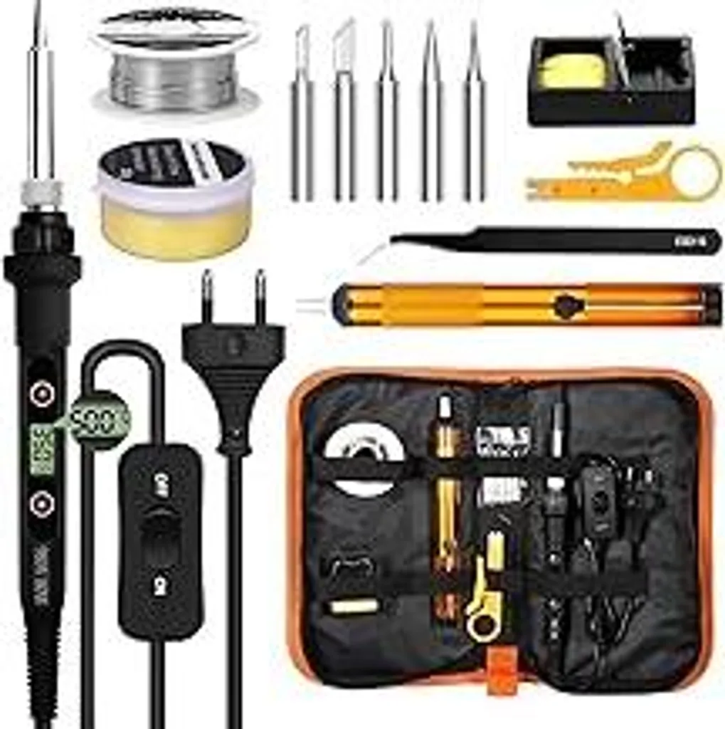 Kit Saldatore 80W LCD: Ripara Tutto in 7 Secondi! Set Completo + Punte