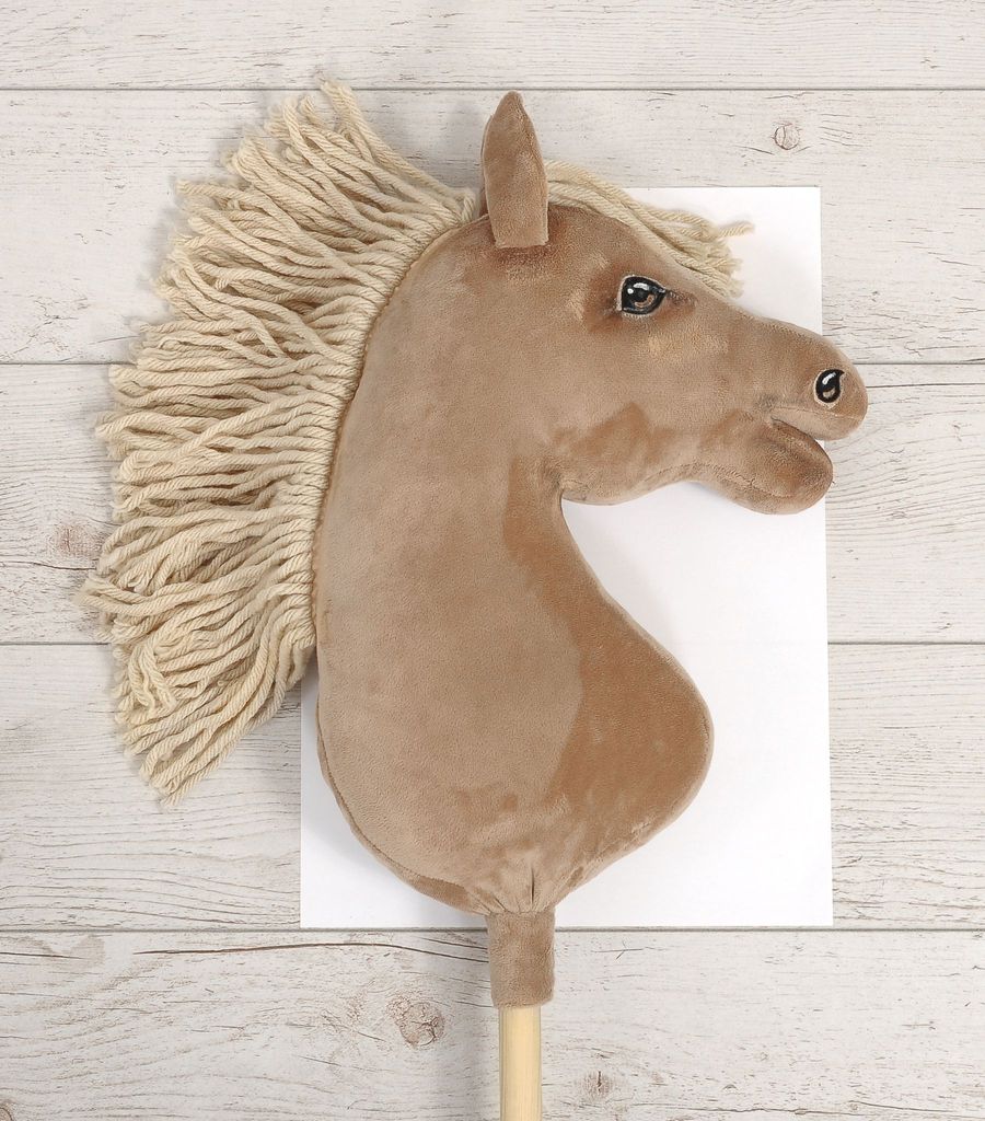 Hobby Horse Veľký prémiový kôň na palici - tmavý hnedák A3 Obrázok produktu 6
