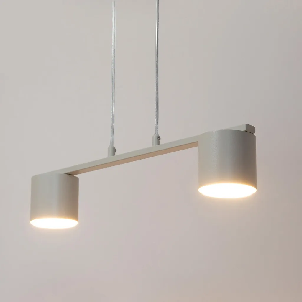 Spot MILA métal gris-beige : solution éclairage large pour intérieur - 3