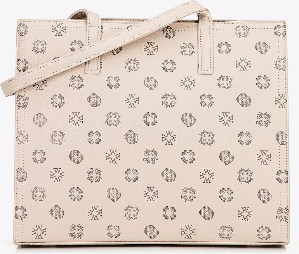 Sac cabas beige effet gaufré Wittchen - Finition premium et grand volume