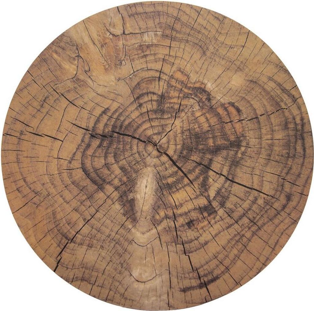 Orion Platzdeckchen Platzmatte für den Küchentisch TISCHUNTERLAGE für Teller Besteck HOLZSCHEIBE aus Kork