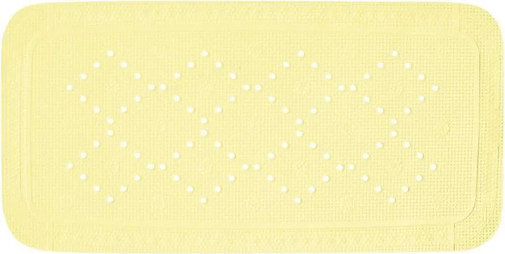 Tappetino Bagno Antibatterico Spirella Alaska Giallo 36x71 Antiscivolo