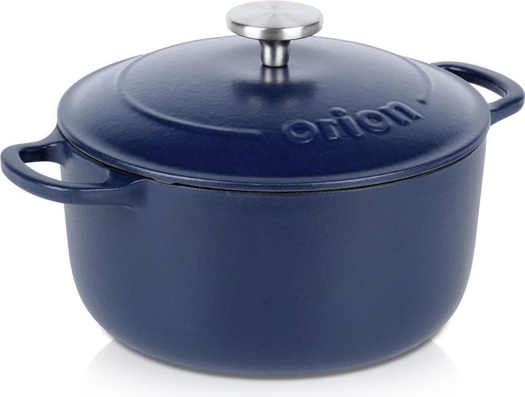 Garnek z pokrywką żeliwny emaliowany LITINA 22 cm, 3,3 l Zdjęcie produktu 