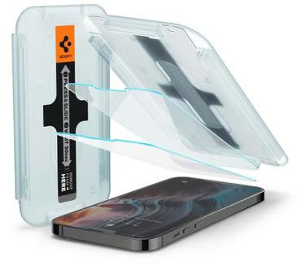 SPIGEN Spigen AGL03375 Handy Bildschirm/Rückseite Schutzfolie Klarer Bildschirmschutz Apple 2 Stk