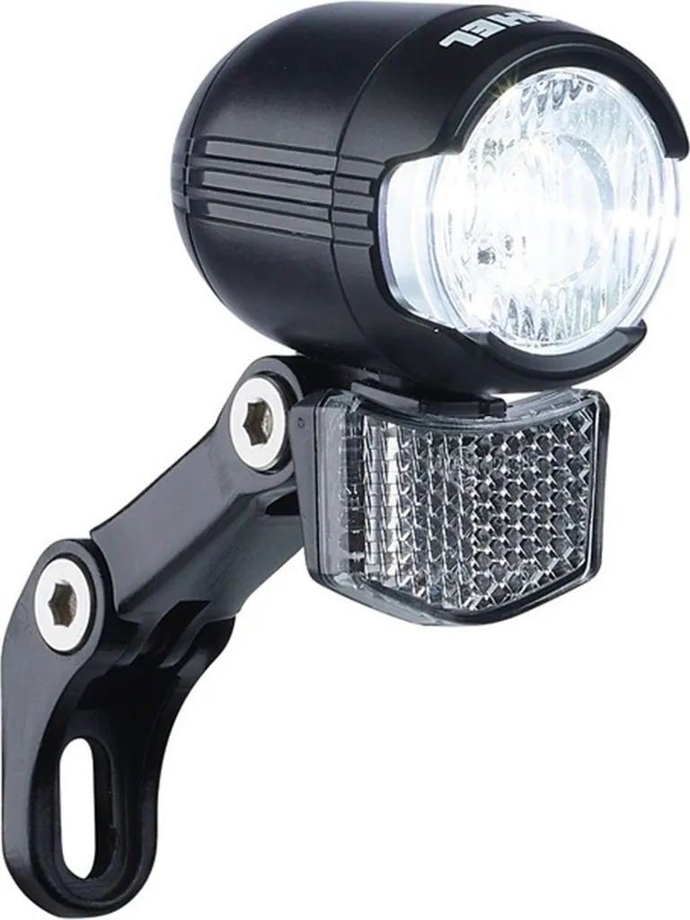 Projecteur Avant Vélo LED Shiny 40 Büchel pour Dynamo de Moyeu et Ville