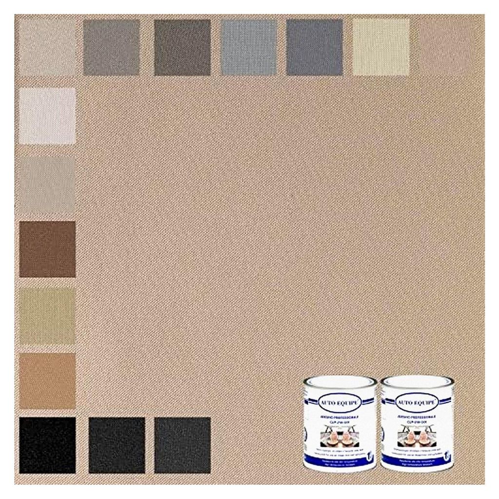 Bi-elastisches Autohimmel-Stoff-Set mit Waffelmuster und hochtemperaturbeständigem Kleber (2,50 m, Beige)