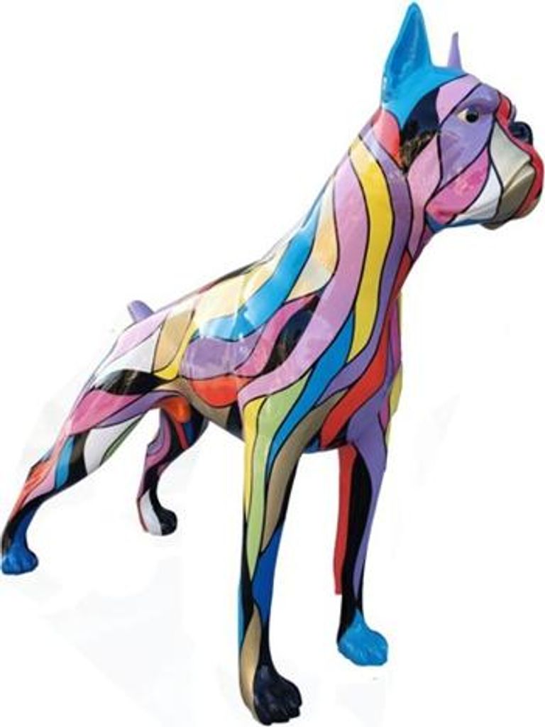 Design Figur Hund aus Kunststoff Garten Dekoration Skulptur Statuen 173x190 cm