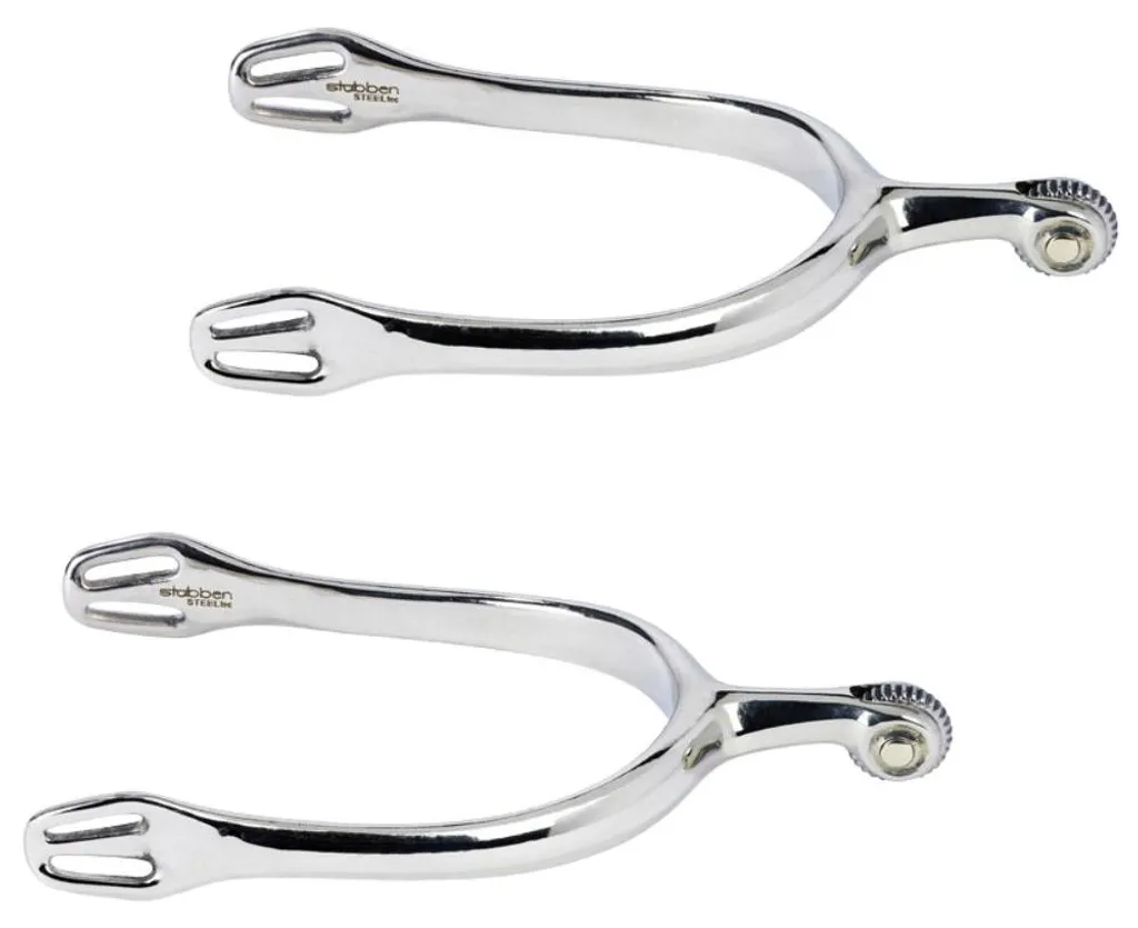 Stübben SteelTec Éperons DYNAMIC Dressage 35mm en Acier Inoxydable