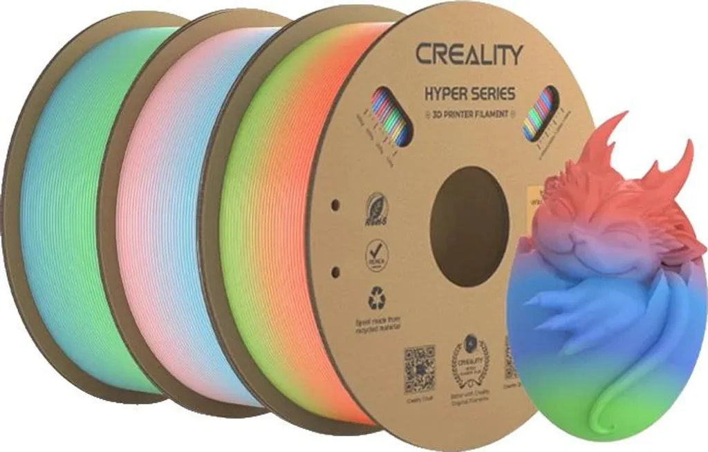 Filament pour imprimante 3D anti-obstruction haute vitesse Multicolore