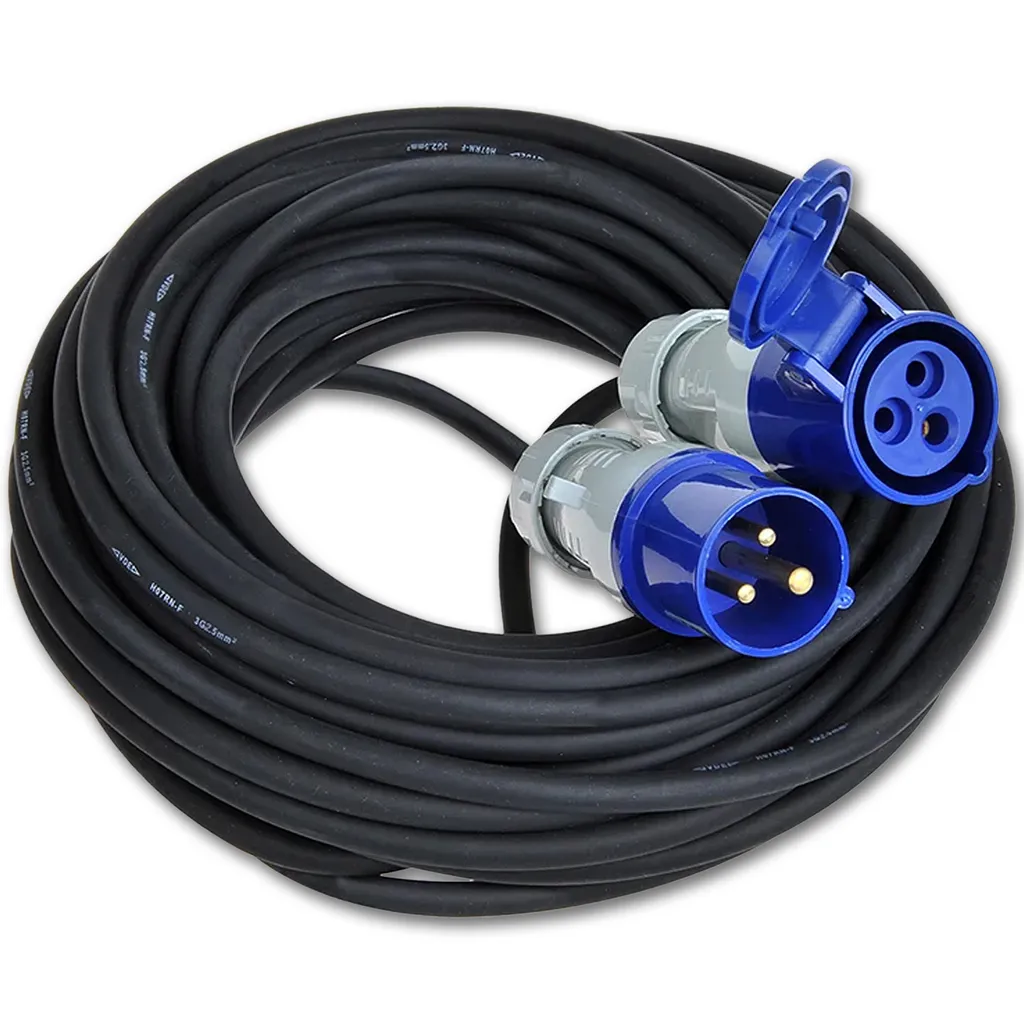 Cavo Prolunga CEE 10M 3x2,5mm² | Prolunga Industriale IP44 Camper e Cantiere