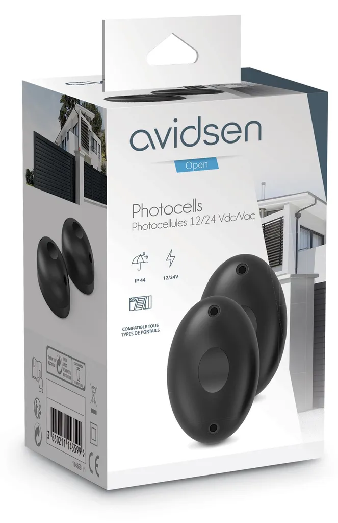 Évitez les chocs de portail avec les cellules Avidsen 114359 infrarouges - 5