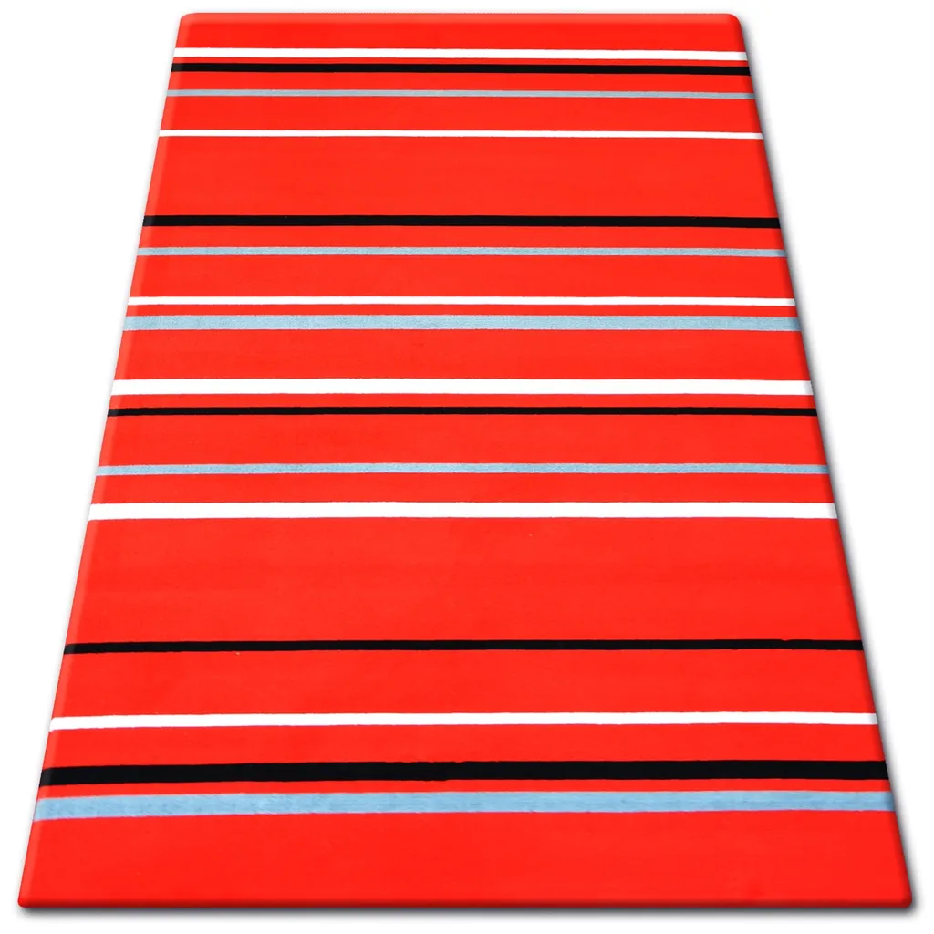 Tapis rouge BCF FLASH 160x225 cm : texture douce et entretien facile