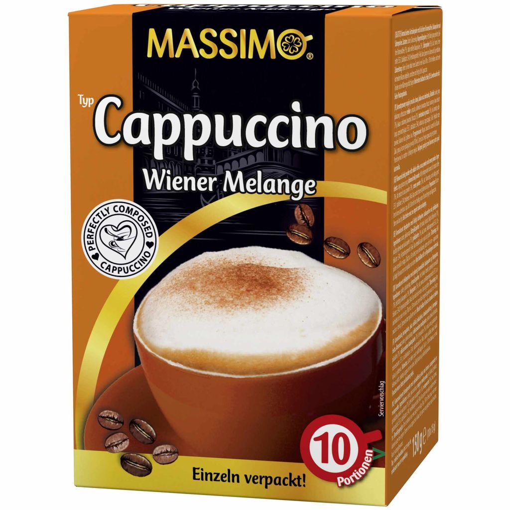 Massimo Cappuccino Wiener Melange 10 Portionen (1x150g Produktbild 