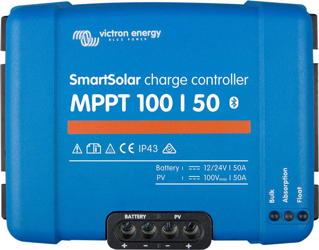 Victron SmartSolar MPPT 100/50 50A 12V/24V Solar Laderegler