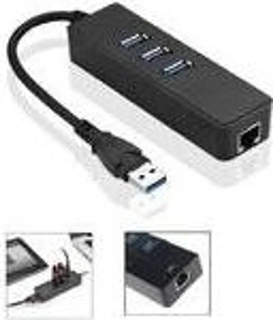Microconnect MC-USB3.0HUBWETH Hub di interfaccia USB 3.0 (3.1 Gen 1) Type-A nero - Hub (USB 3.0 (3.1 Gen 1) Type-A, RJ-45, USB 3.0 (3.1 Gen 1) Type-A, nero, Gigabit Ethernet, 1 pezzo)