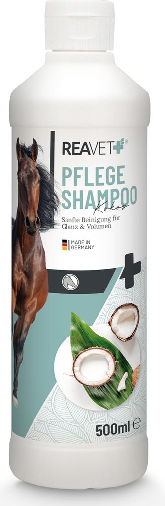 REAVET Pferdeshampoo für Pferde mit Kokos Duft - 500ml Produktbild 