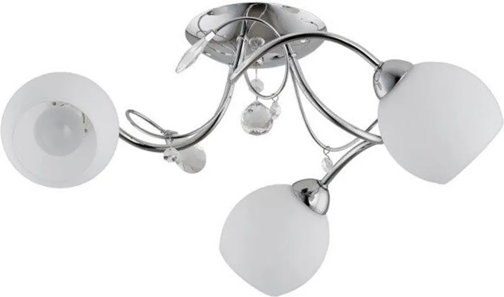Luminaire plafonnier LIVIA 3 lampes pour éclairer une pièce sombre E14