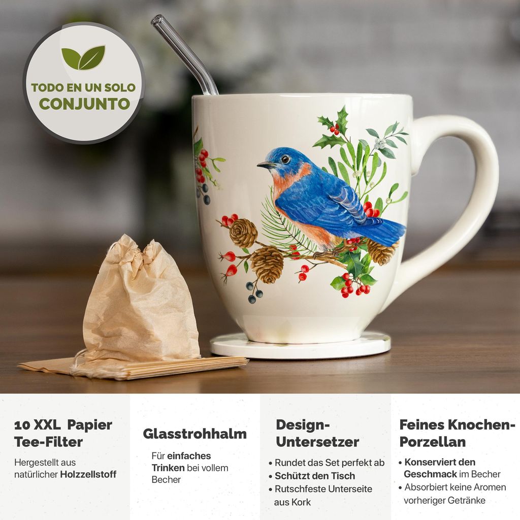 YC YANG CHAI Große Teetasse 900ml