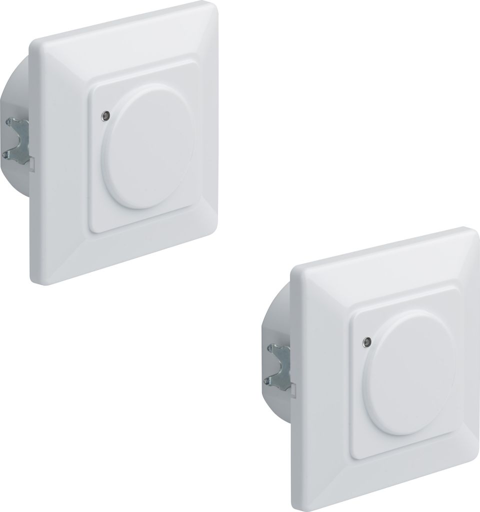 2x Oktaplex Bewegungsmelder flach HF-Sensor 180° Radar Unterputz weiß Mikrowellensensor