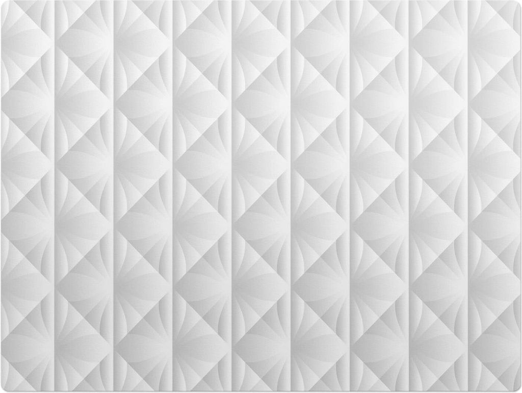 Geometrisches 3D-Muster – Bodenschutzmatte – Stuhlunterlage 120x90 cm – Rutschfest – Hartbodenmatte