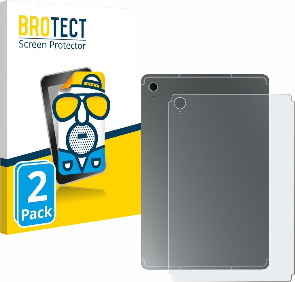 2x BROTECT Schutzfolie für Samsung Galaxy Tab S10 FE (Rückseite) Displayschutz Displayschutzfolie Folie Matt Entspiegelungsfolie