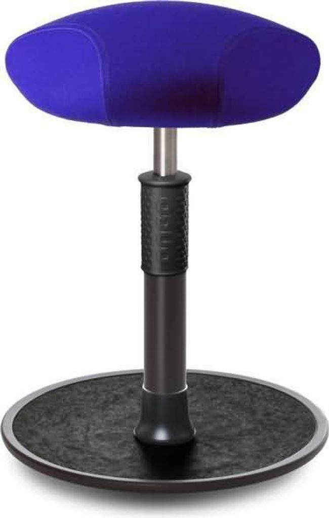 Sitz- Stehhocker Free Regular Triangel kvadrat Divina r.blau schw. /schw..