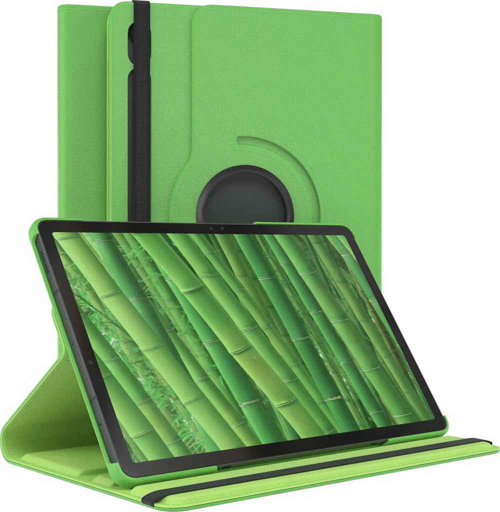 EAZY CASE - Tablet Hülle für Samsung Galaxy Tab S10 Lite Schutzhülle, Tablet Case 360° drehbar in Grün