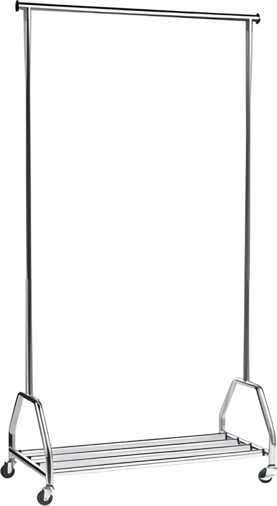 Portemanteau Argent UNiLUX GROOM 400050647 avec Porte-Parapluie Intégré