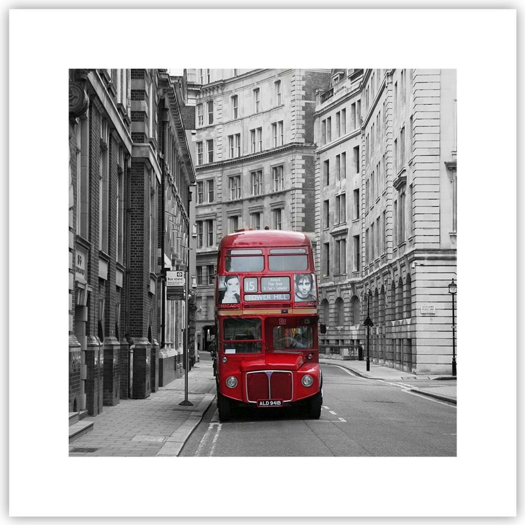 Poster - Poster ohne Rahmen - Bus england urlaub london - Produktbild 