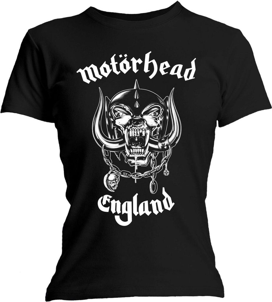 Motorhead - "England" T-Shirt für Damen RO2196 (M) (Schwarz)