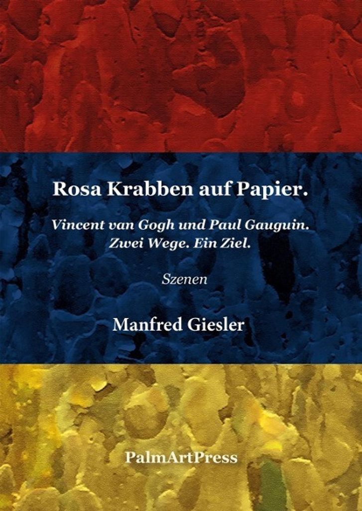 Rosa Krabben auf Papier.