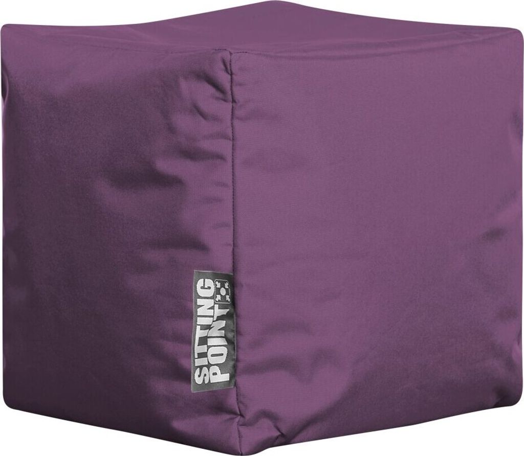 Sitting Point Cube Scuba 40 x 40 x 40 cm, Aubergine 40x40x40cm